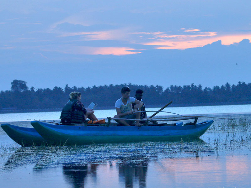 Go fishing with a local fisherman in a lake on a traditional catamaran - Fishing Trips in Sri Lanka - Fishing in Yala - Yala Fishing - Sri Lanka Fishing Trips