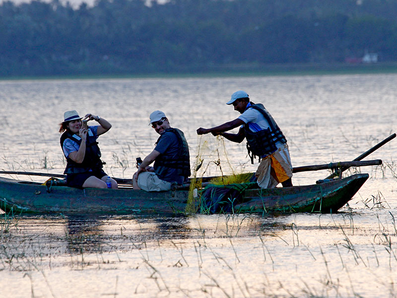 Go fishing with a local fisherman in a lake on a traditional catamaran - Fishing Trips in Sri Lanka - Fishing in Yala - Yala Fishing - Sri Lanka Fishing Trips